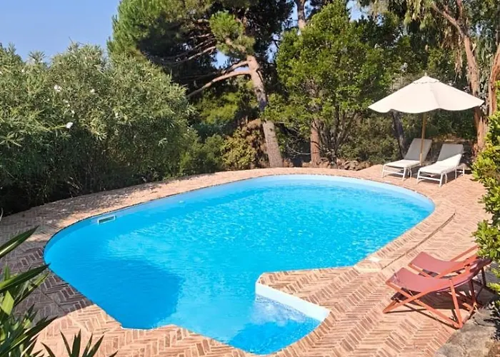 וילה Superb Sea View With Pool And Big Garden *